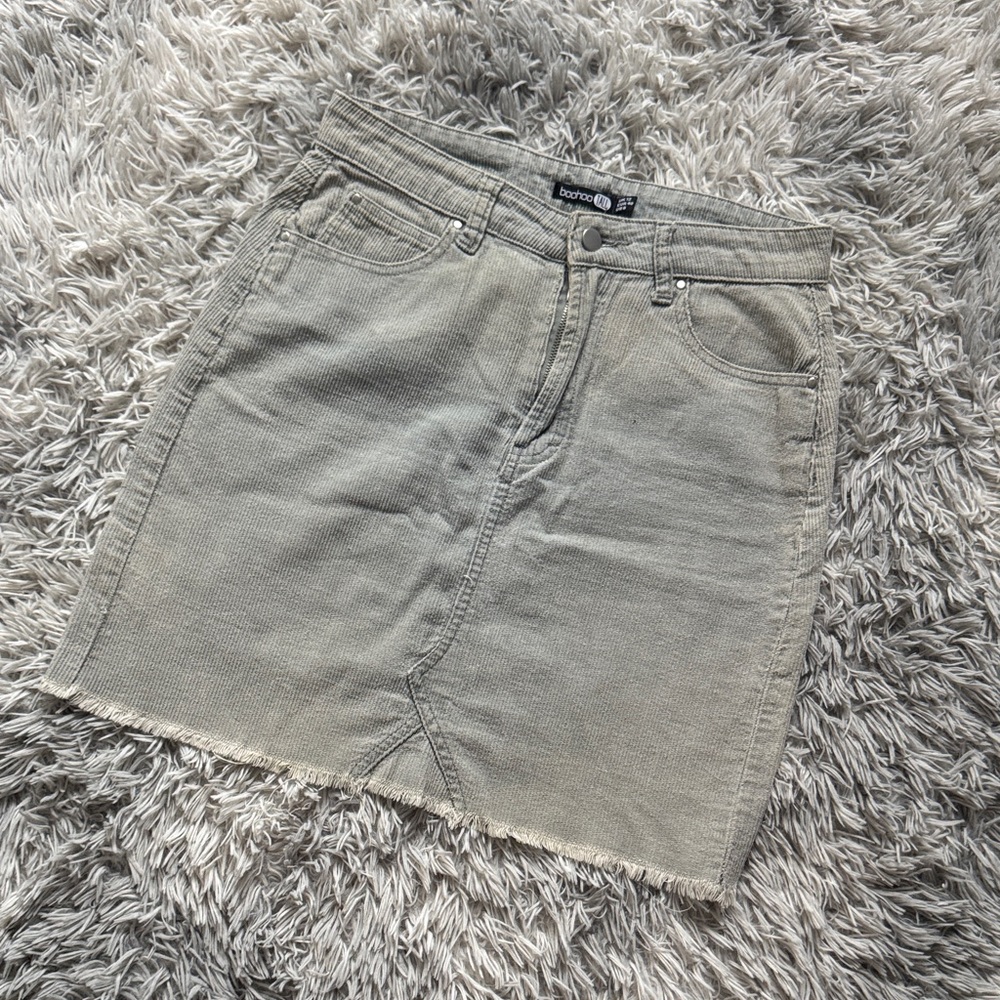 Vintage Earth Tones boohoo Women's Skirt
